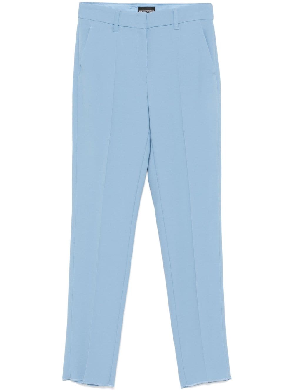 Emporio Armani Trousers Azzurro Viscose Acetate Elastane