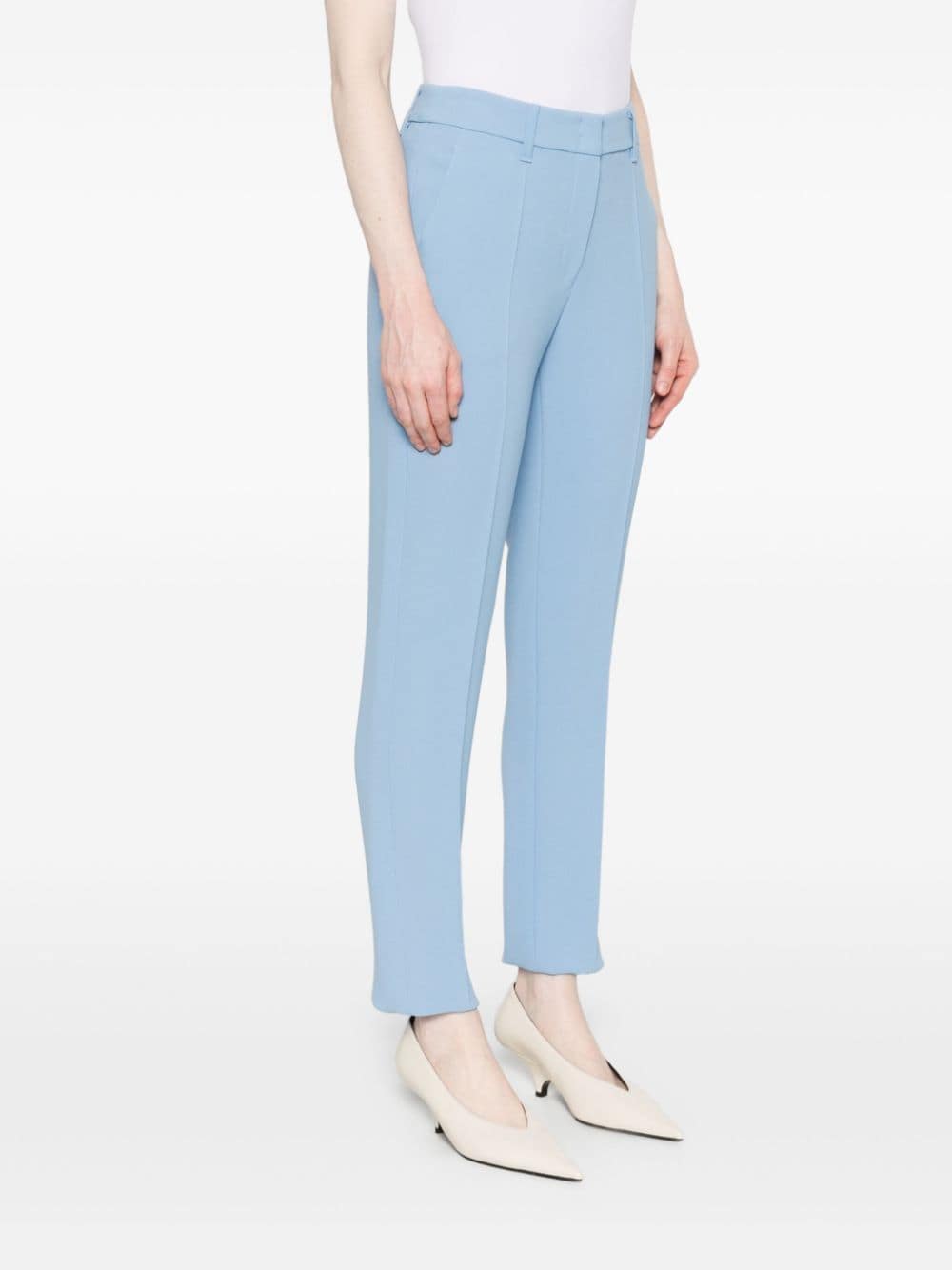 Emporio Armani Trousers Azzurro Viscose Acetate Elastane