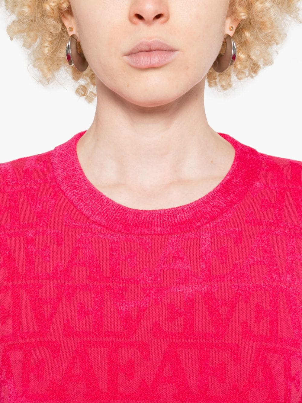 Emporio Armani Sweaters Rosso Viscose