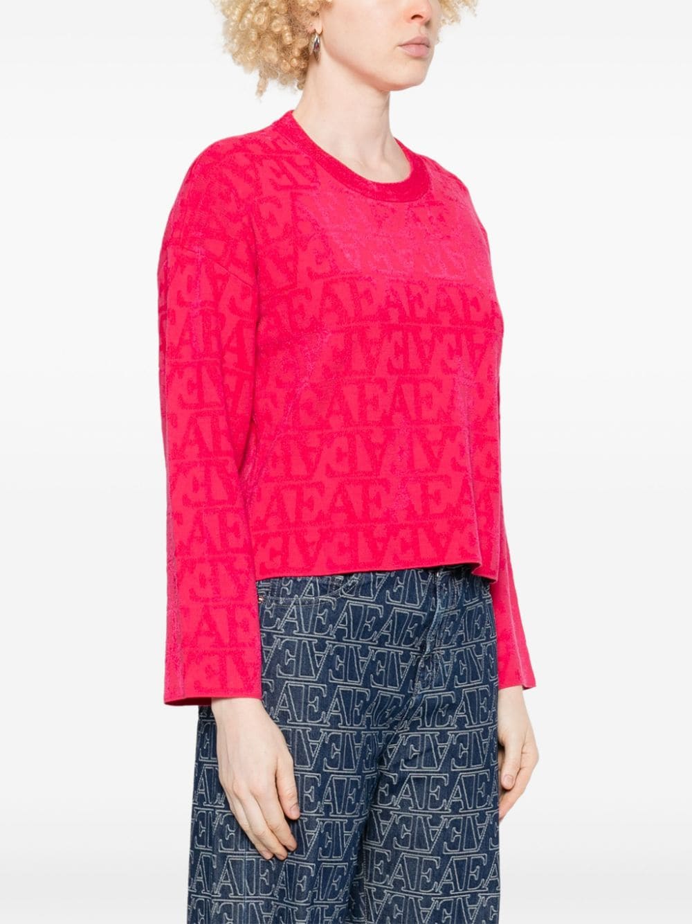 Emporio Armani Sweaters Rosso Viscose