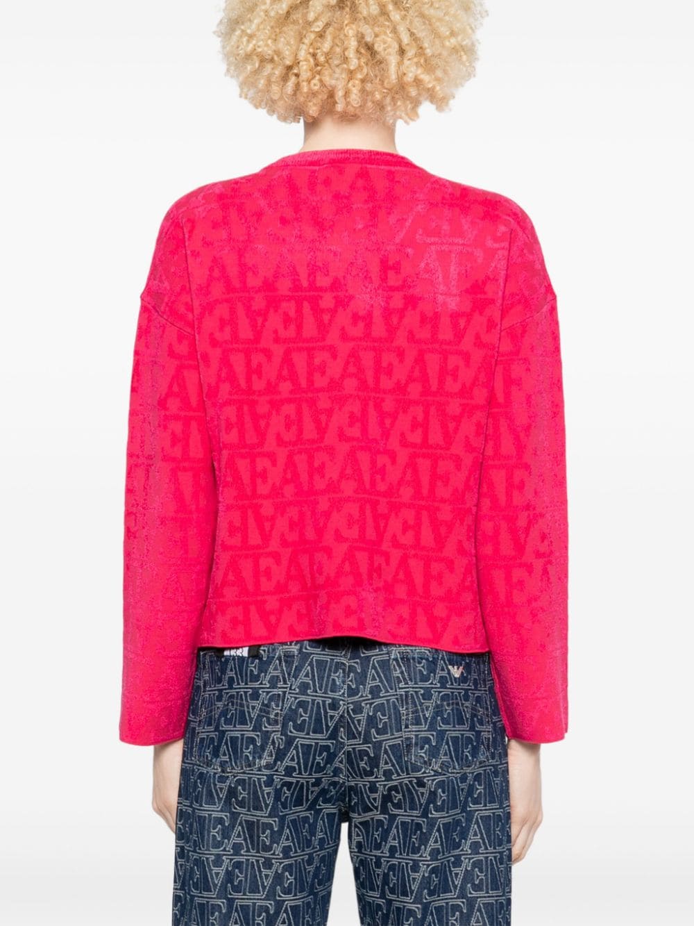 Emporio Armani Sweaters Rosso Viscose