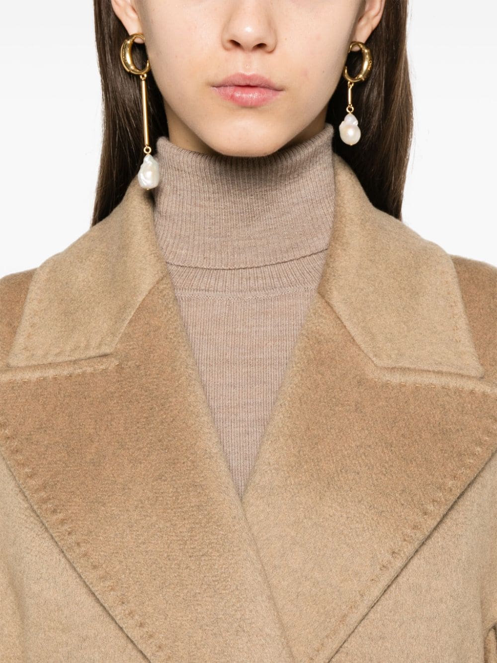 Max Mara Coats Camel Cashmere