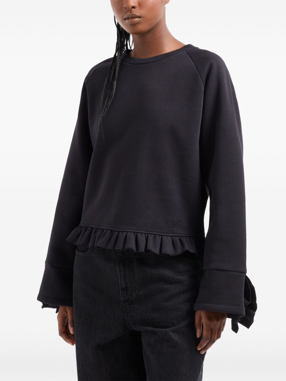 Emporio Armani Sweaters Nero Cotton