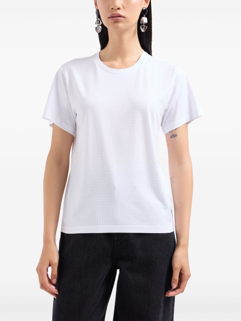 Emporio Armani T-Shirts And Polos Bianco Cotton