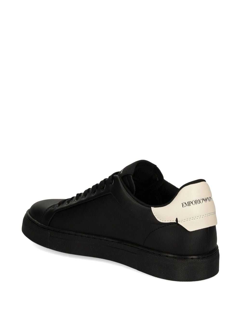 Emporio Armani Sneakers Nero Leather
