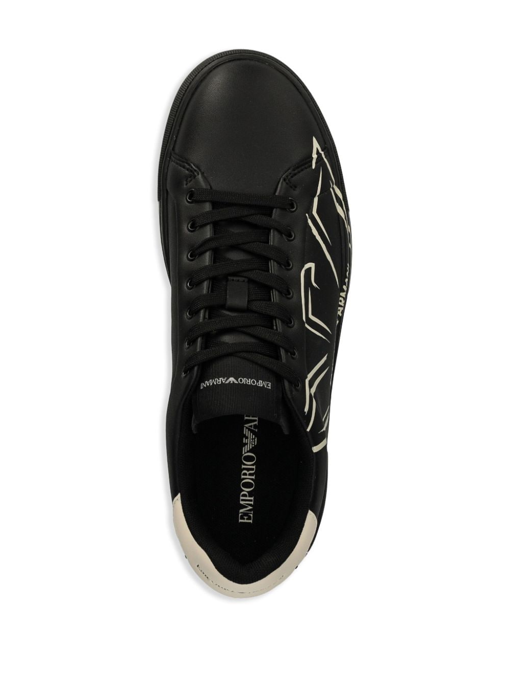 Emporio Armani Sneakers Nero Leather