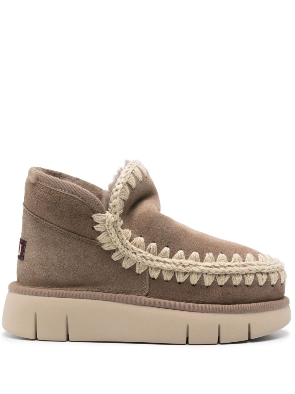 Mou Boots Grey Sheep Skin