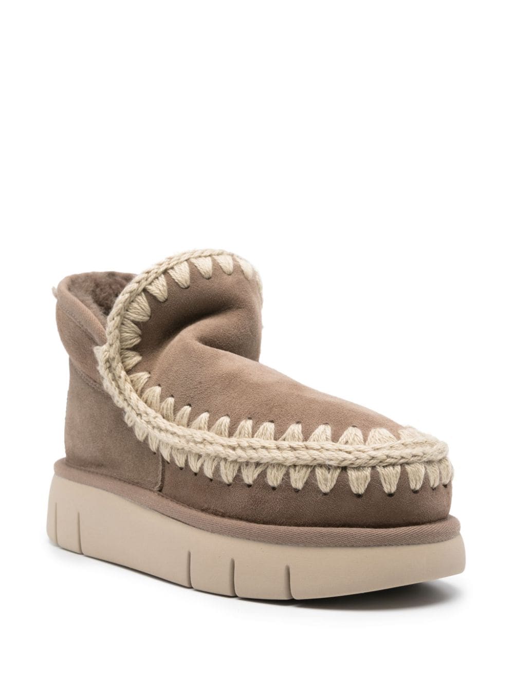 Mou Boots Grey Sheep Skin