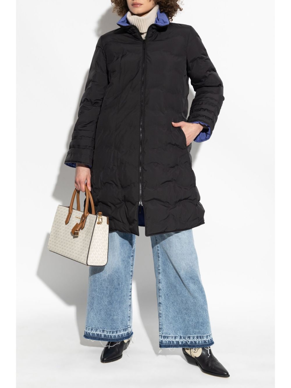 Emporio Armani Coats Nero Polyester