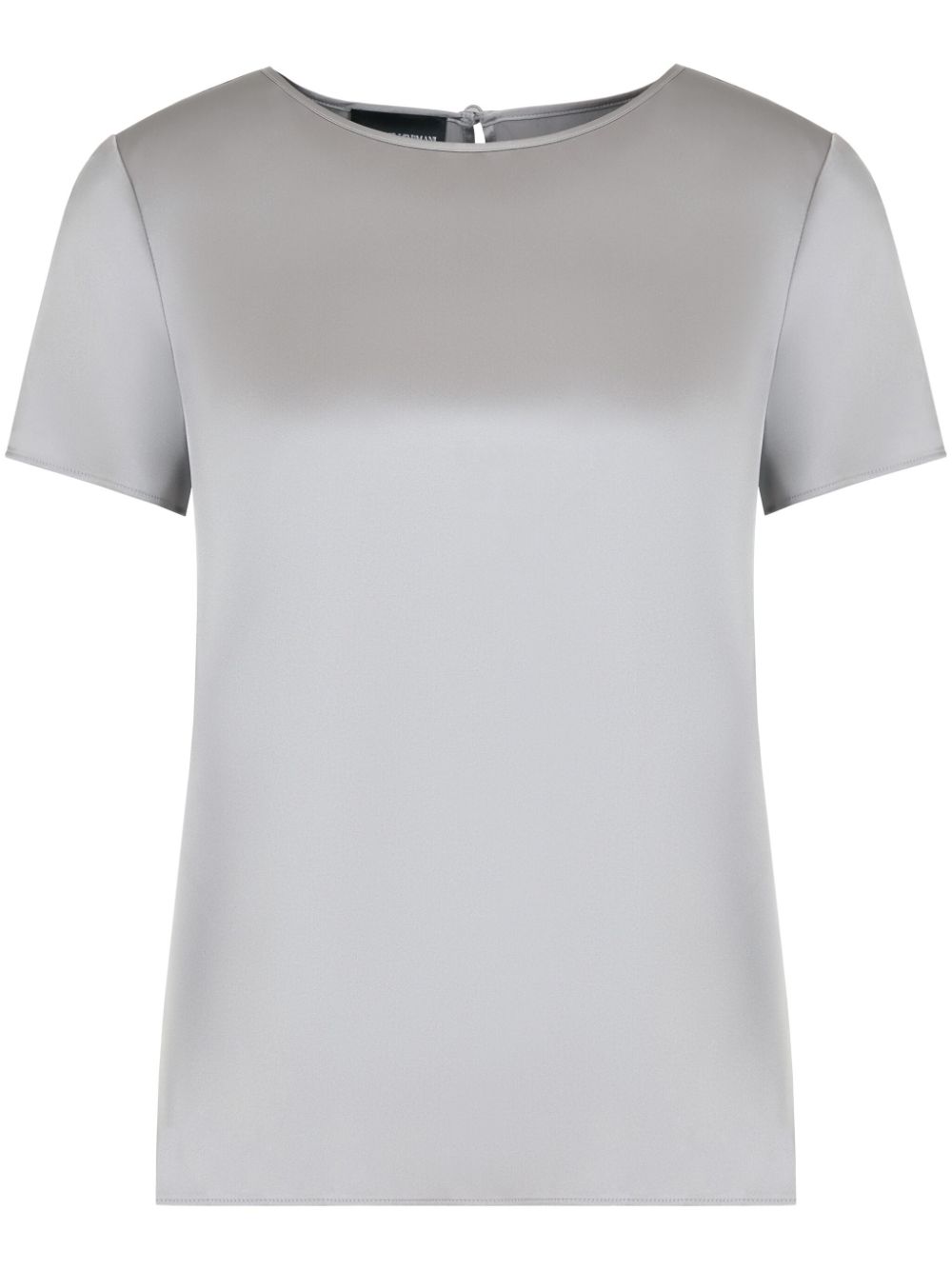 Emporio Armani Top Grigio Silk