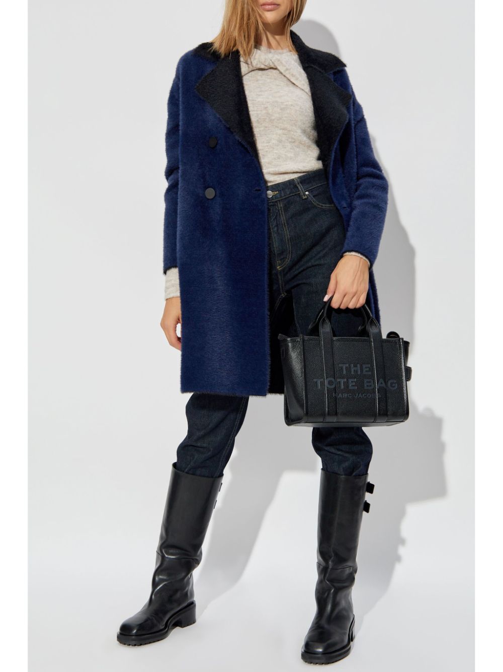 Emporio Armani Coats Nero Polyamide Elastane