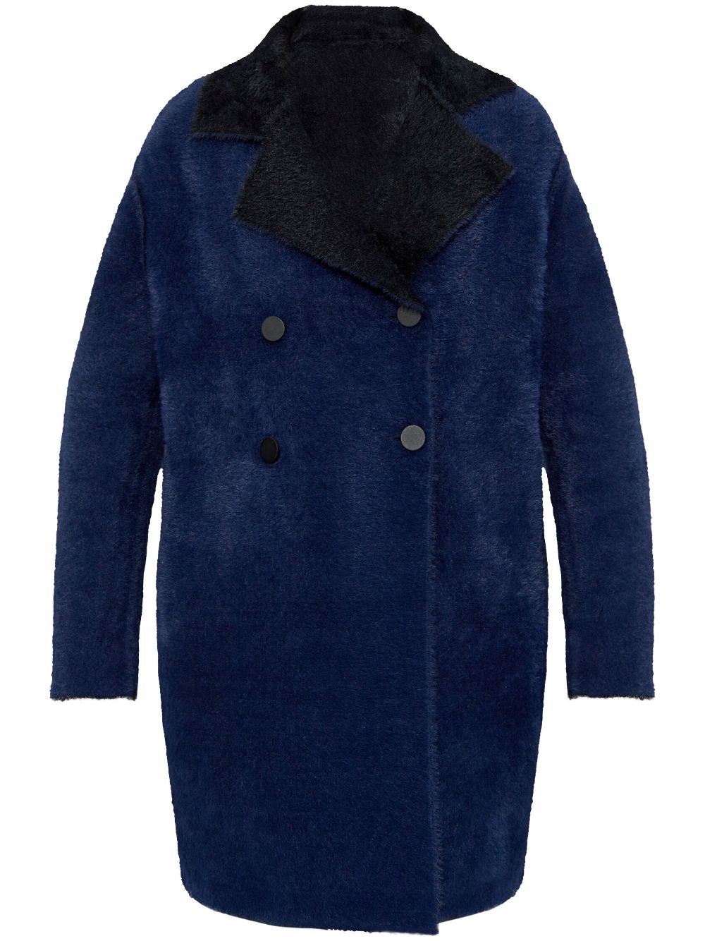 Emporio Armani Coats Nero Polyamide Elastane