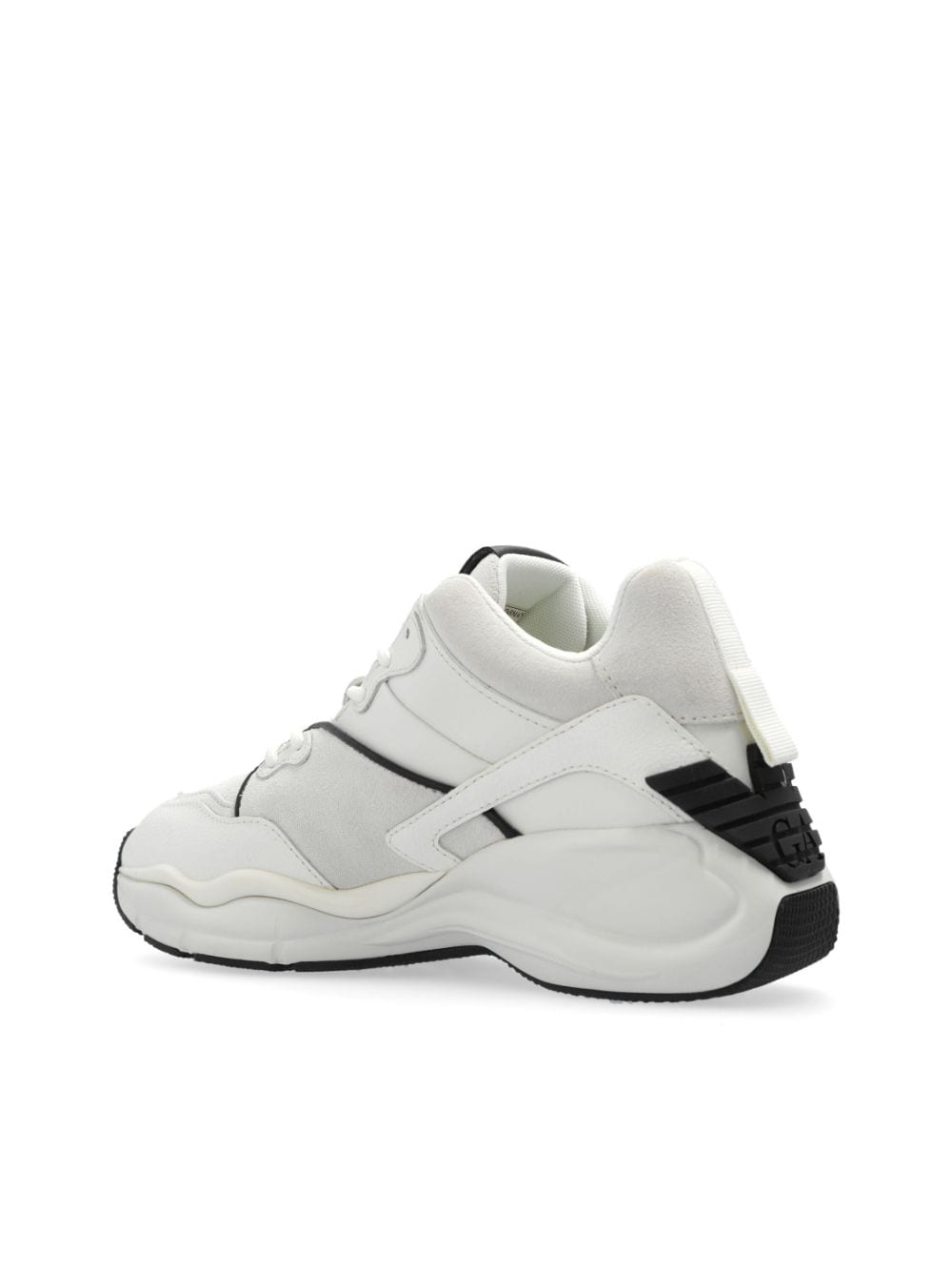 Emporio Armani Exclusive Sneakers Bianco Calf Leather