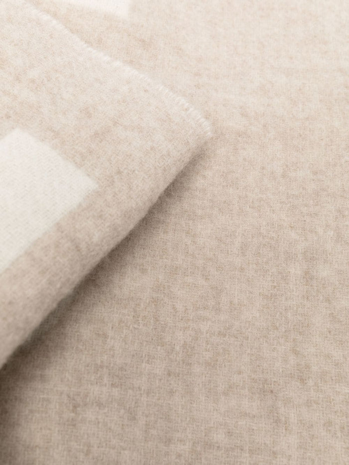 Jacquemus Scarfs Beige Virgin Wool