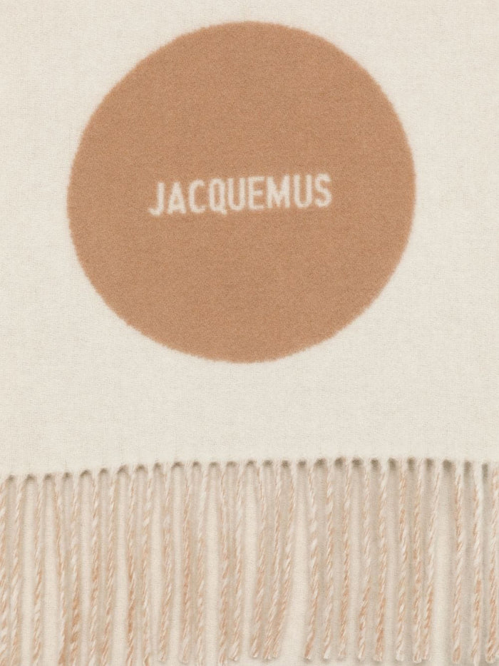Jacquemus Scarfs Beige Virgin Wool