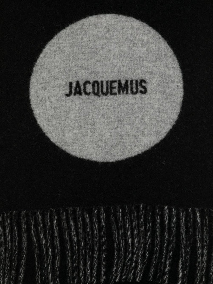 Jacquemus Scarfs Black Virgin Wool