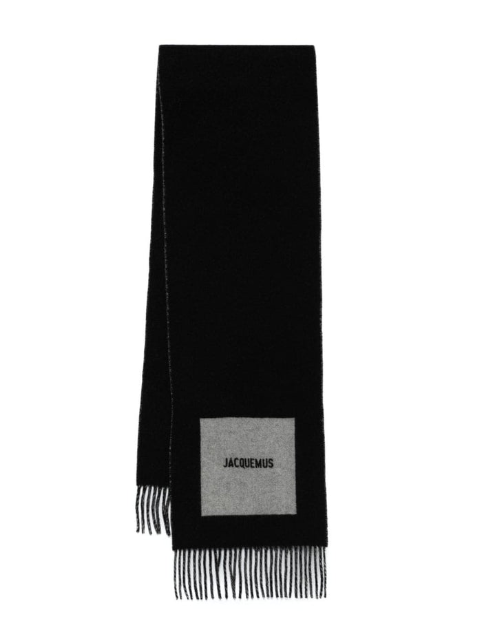 Jacquemus Scarfs Black Virgin Wool