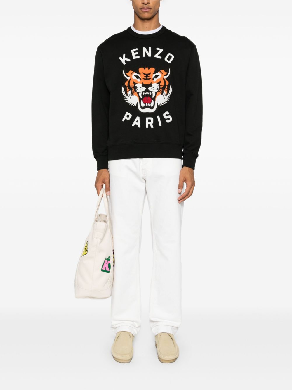 Kenzo Sweaters Black Natural (veg)->cotton100 %