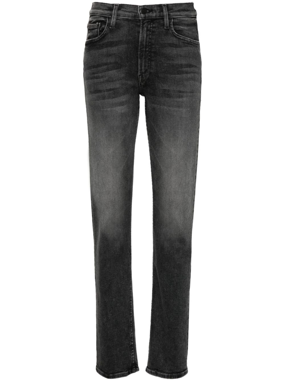 Mother Jeans Grey Cotton Elastane Polyester
