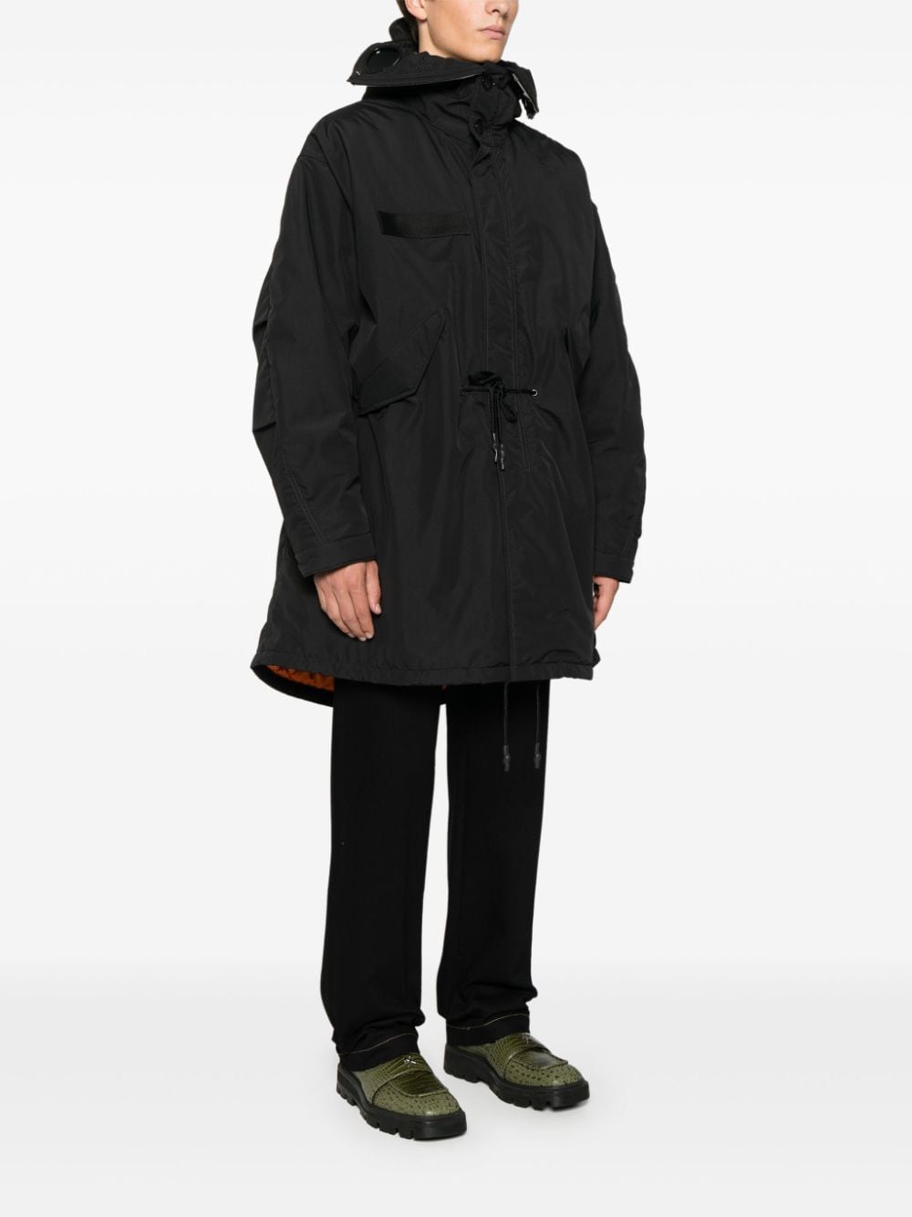Junya Watanabe Coats Black Polyester