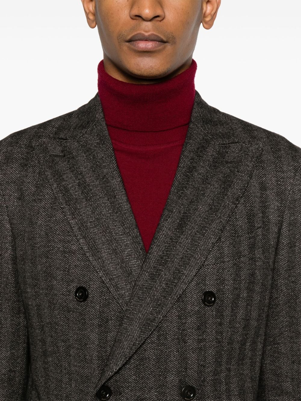 Boglioli Jackets Brown Cotton Virgin Wool