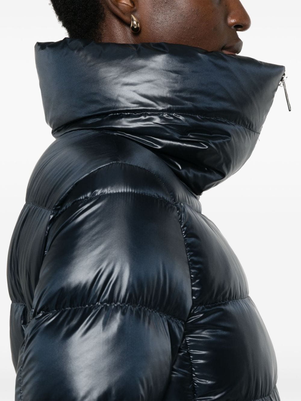 Herno Coats Blue Lining: Polyamide