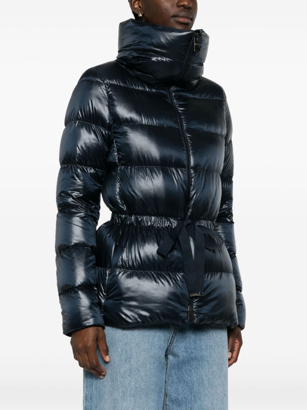 Herno Coats Blue Lining: Polyamide