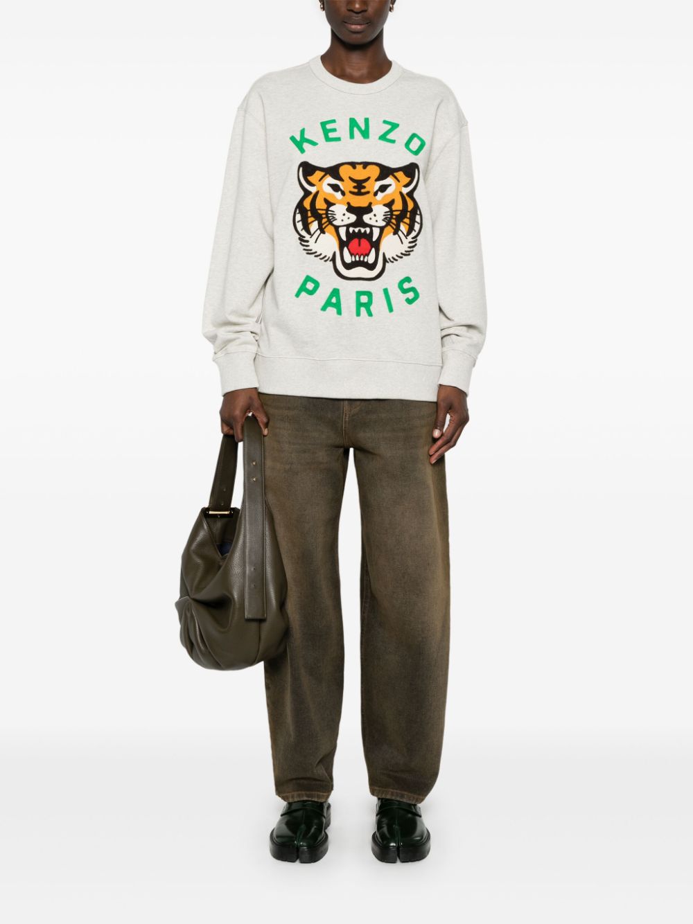 Kenzo Sweaters Grey Cotton