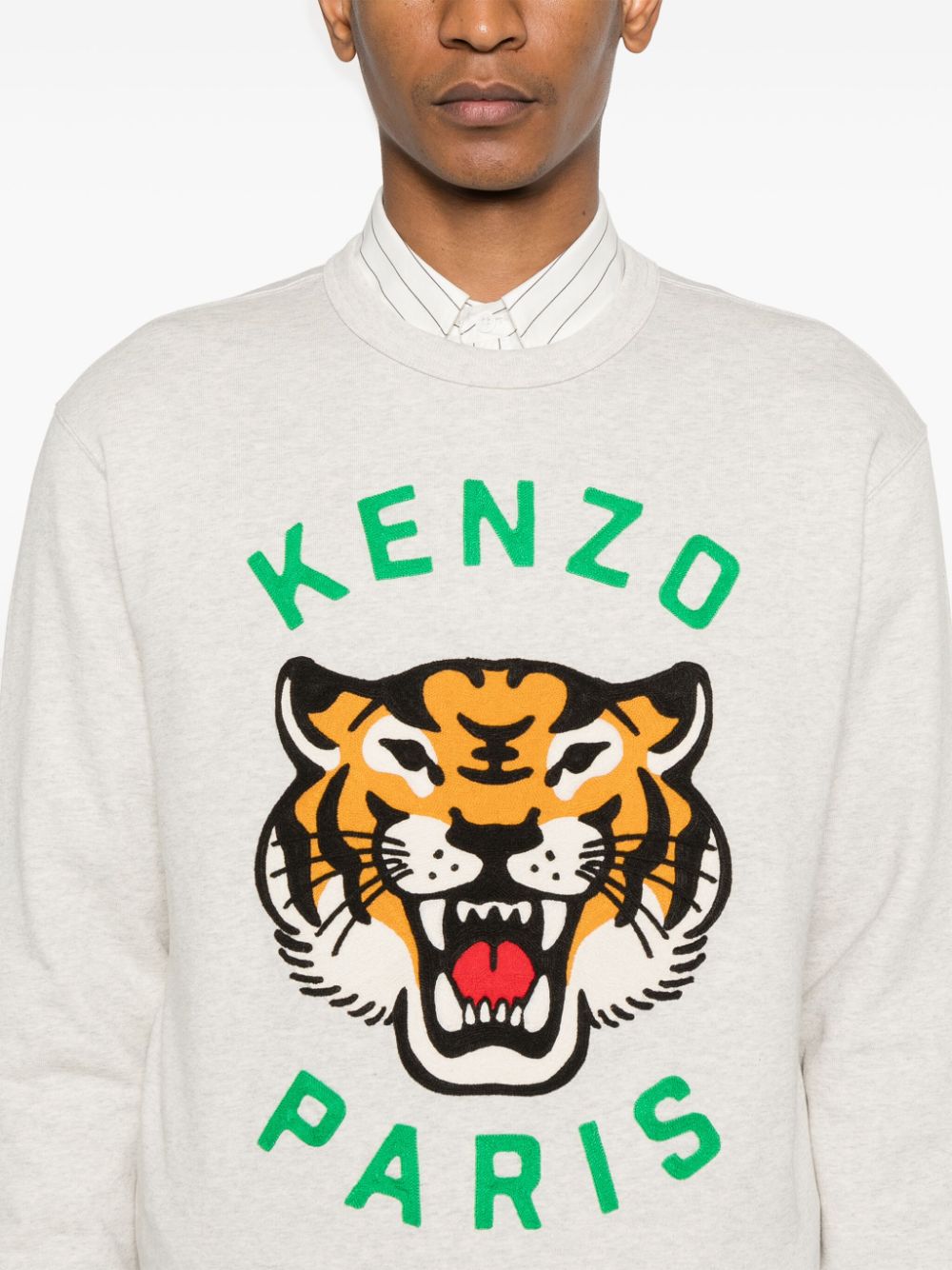 Kenzo Sweaters Grey Cotton