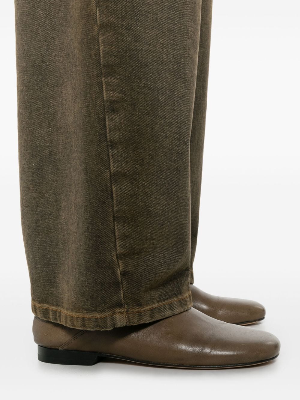 Mm6 Maison Margiela Jeans Brown Polyester