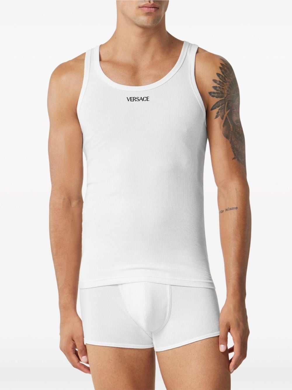 Versace Top White Polyester