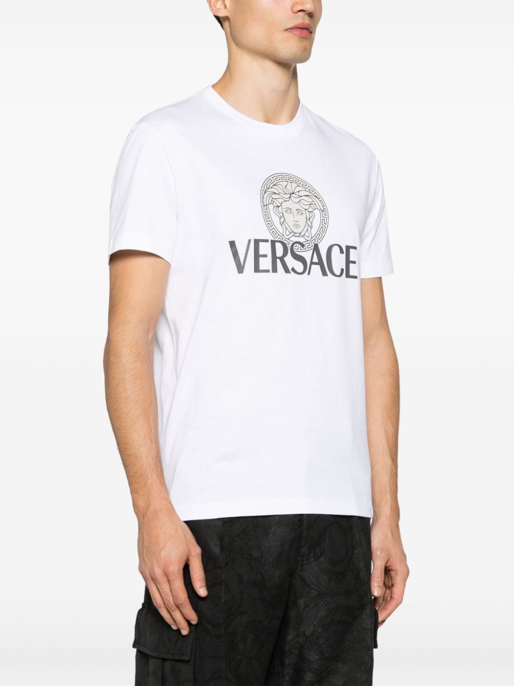 Versace T-Shirts And Polos White Cotton