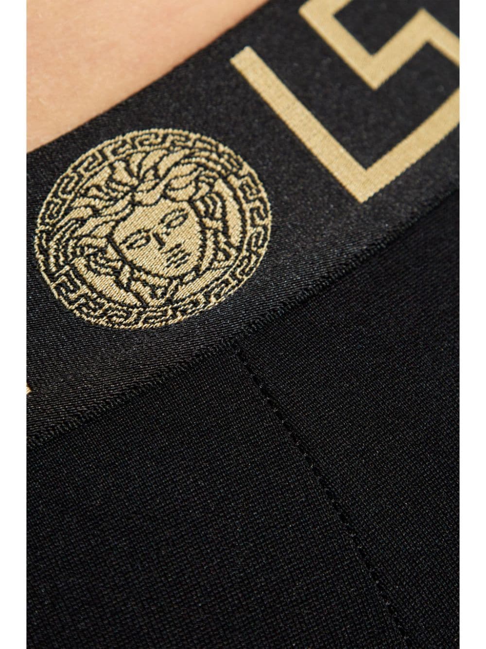 Versace Trousers Black Viscose Nylon Elastane