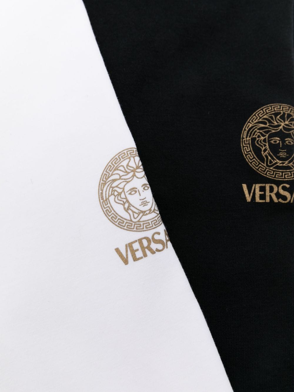Versace T-Shirts And Polos White Cotton Elastane