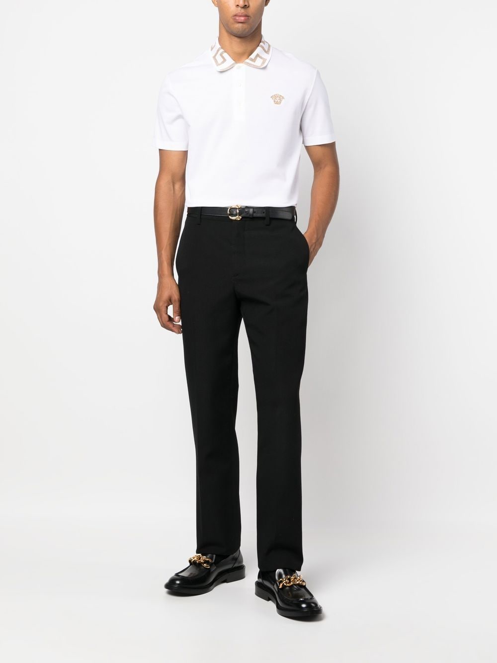 Versace T-Shirts And Polos White Cotton