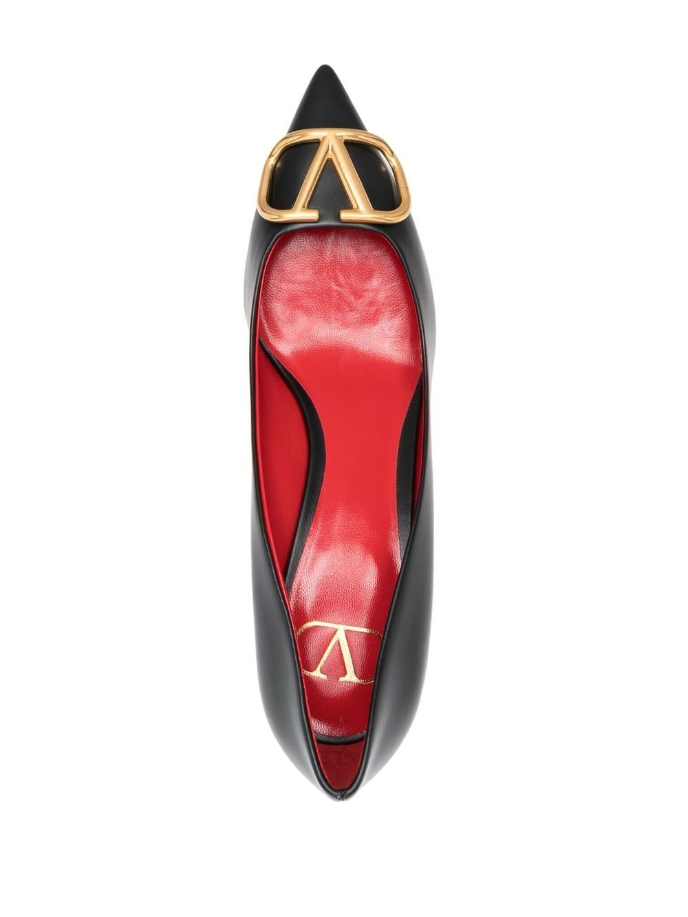 Valentino Garavani With Heel Black Calf Leather