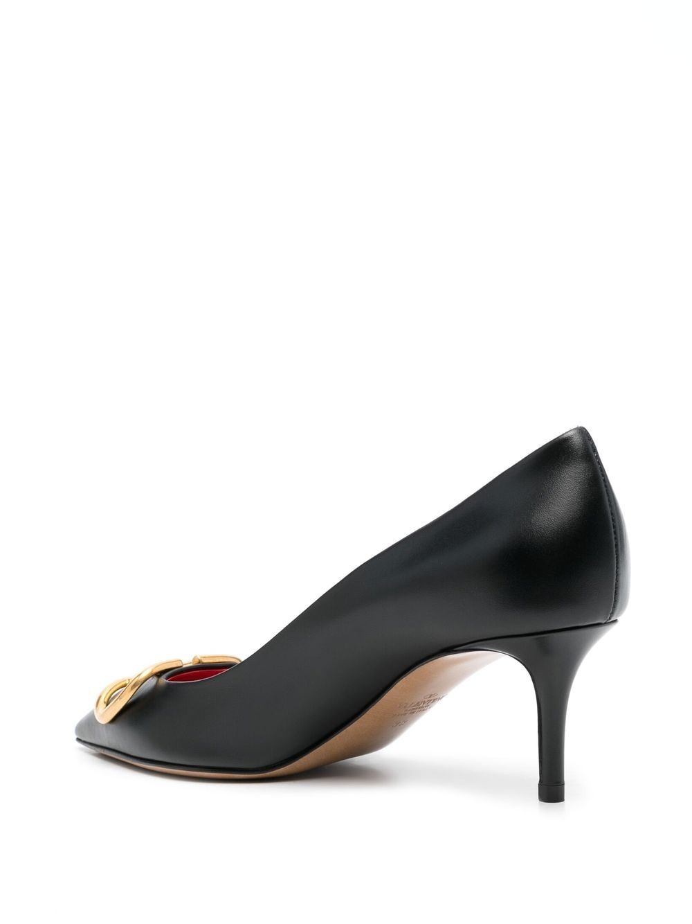 Valentino Garavani With Heel Black Calf Leather