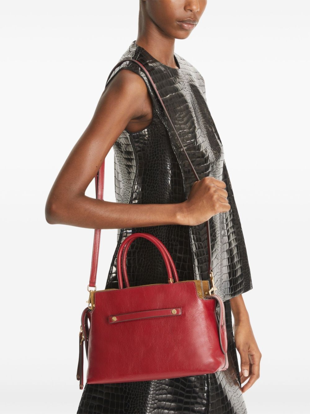 Tory Burch Bags Red Calf Leather