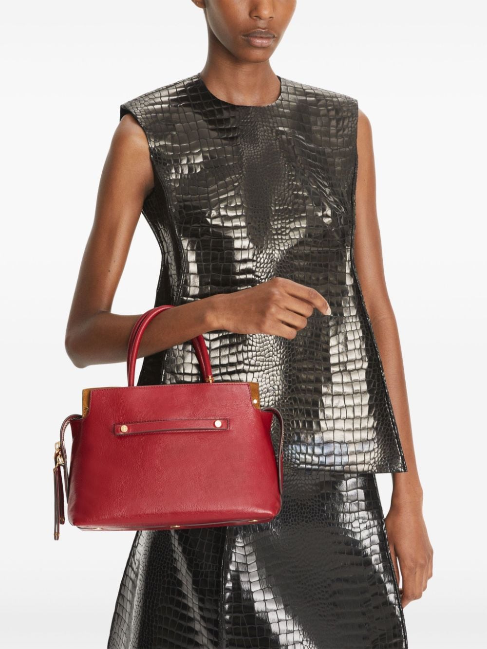 Tory Burch Bags Red Calf Leather