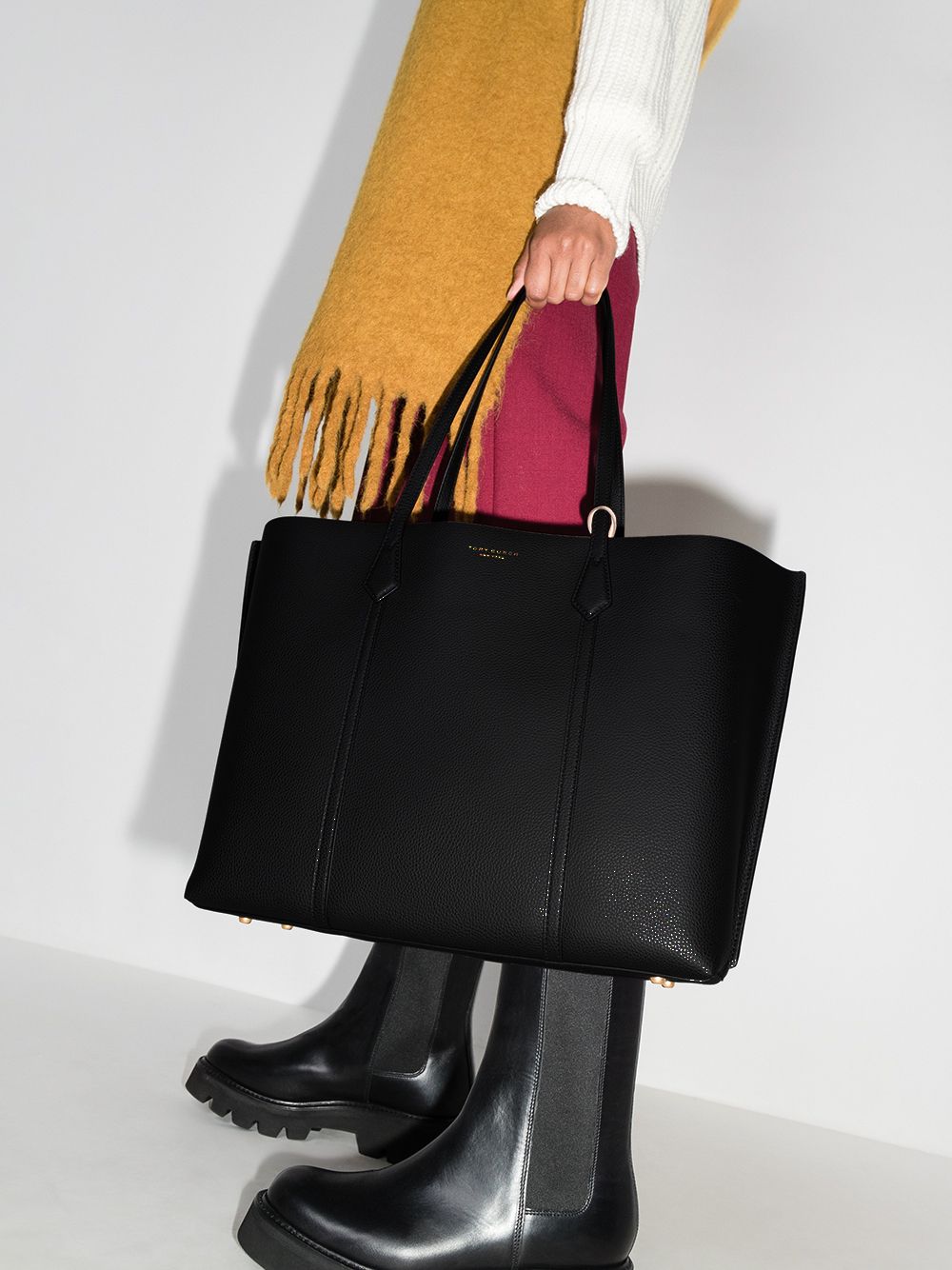 Tory Burch Bags Black Calf Leather