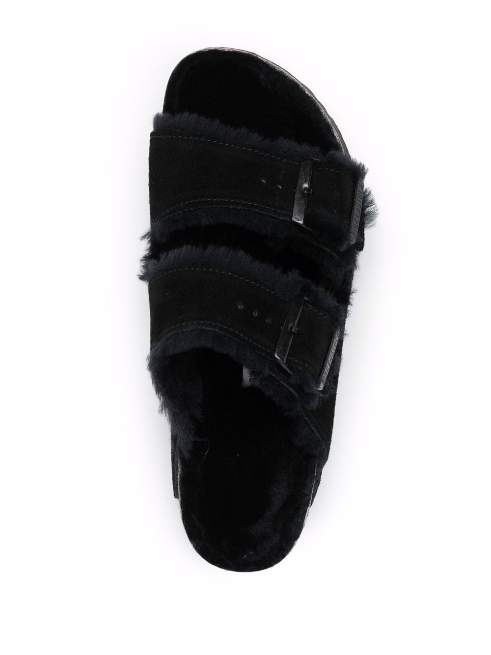 Birkenstock Sandals Black Suede Leather
