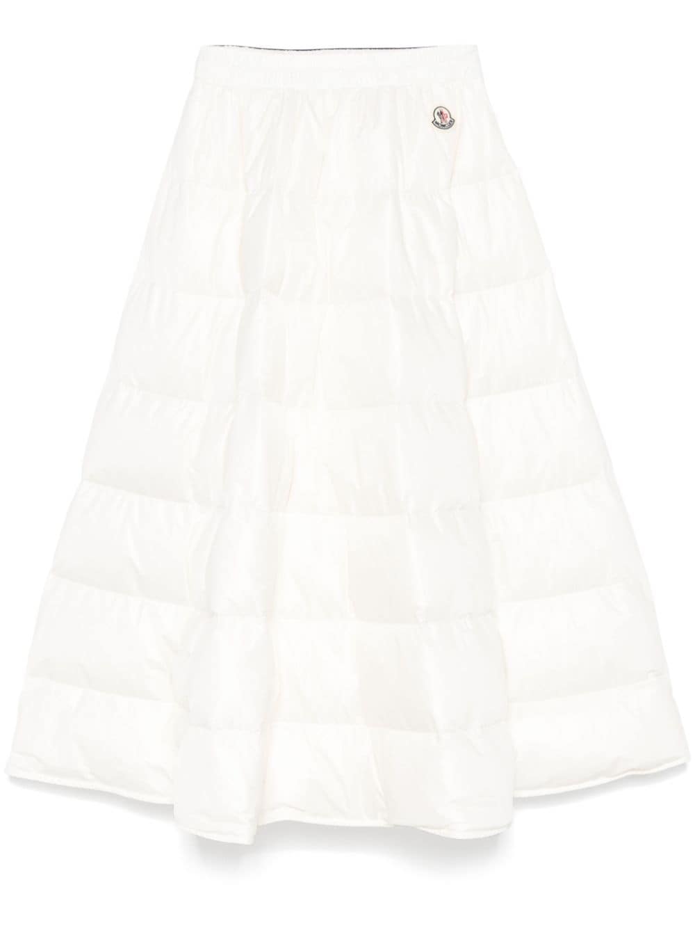 Moncler Skirts White Polyamide