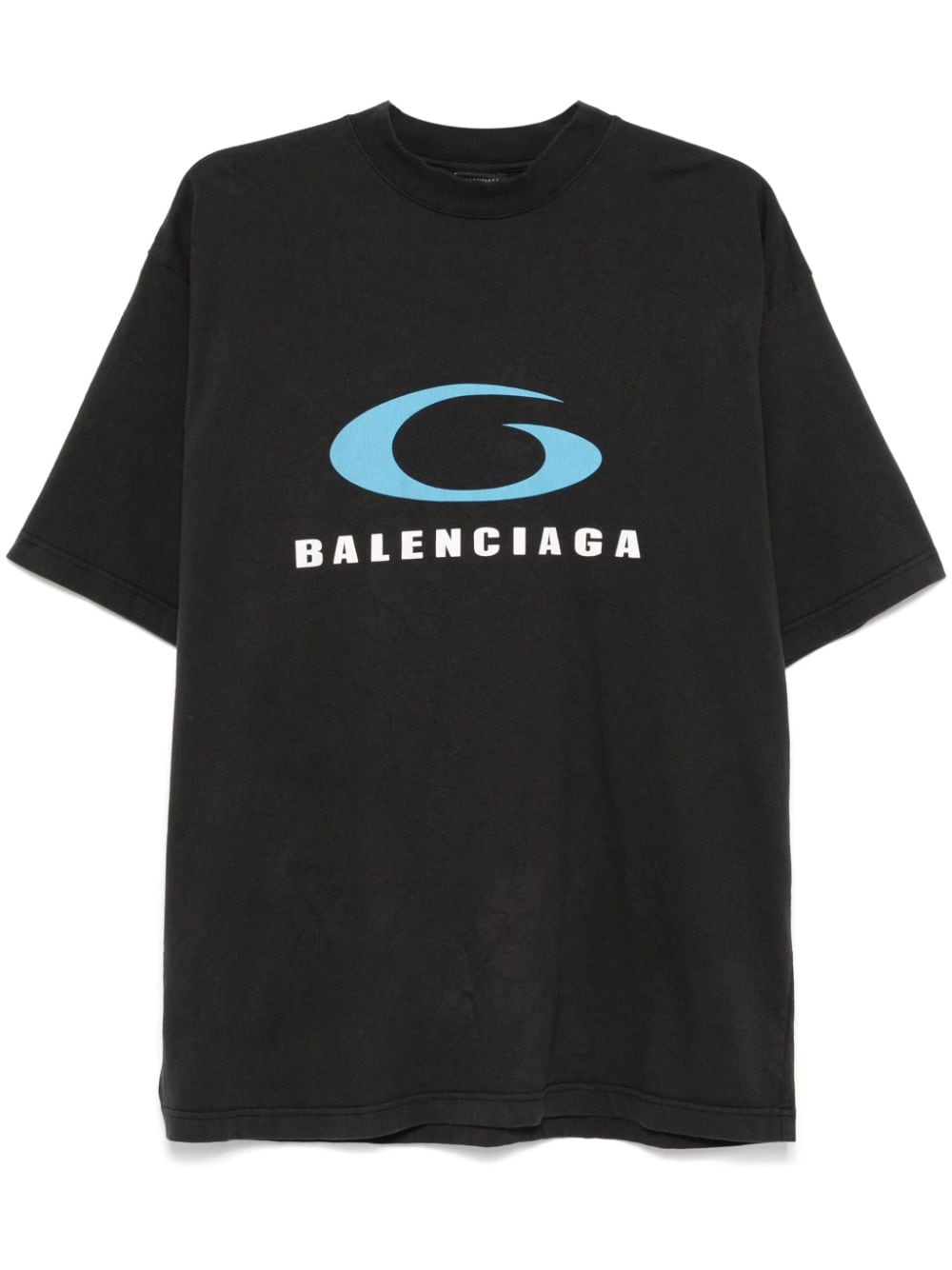 Balenciaga T-Shirts And Polos Black Cotton
