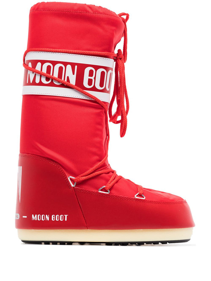 Moon Boot Red Polyamide Polyvinyl