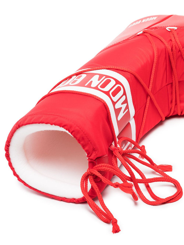 Moon Boot Red Polyamide Polyvinyl