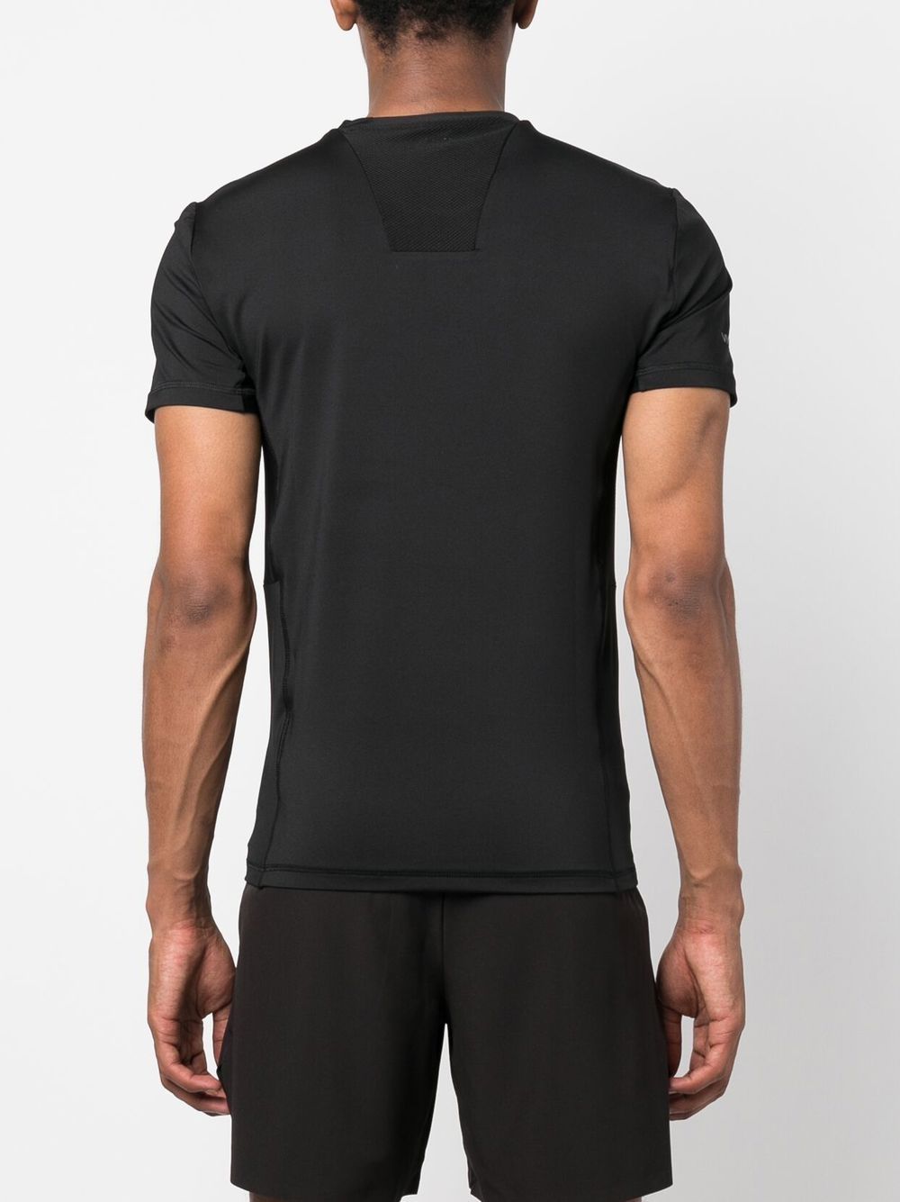 Ea7 T-Shirts And Polos Nero Polyester Elastane