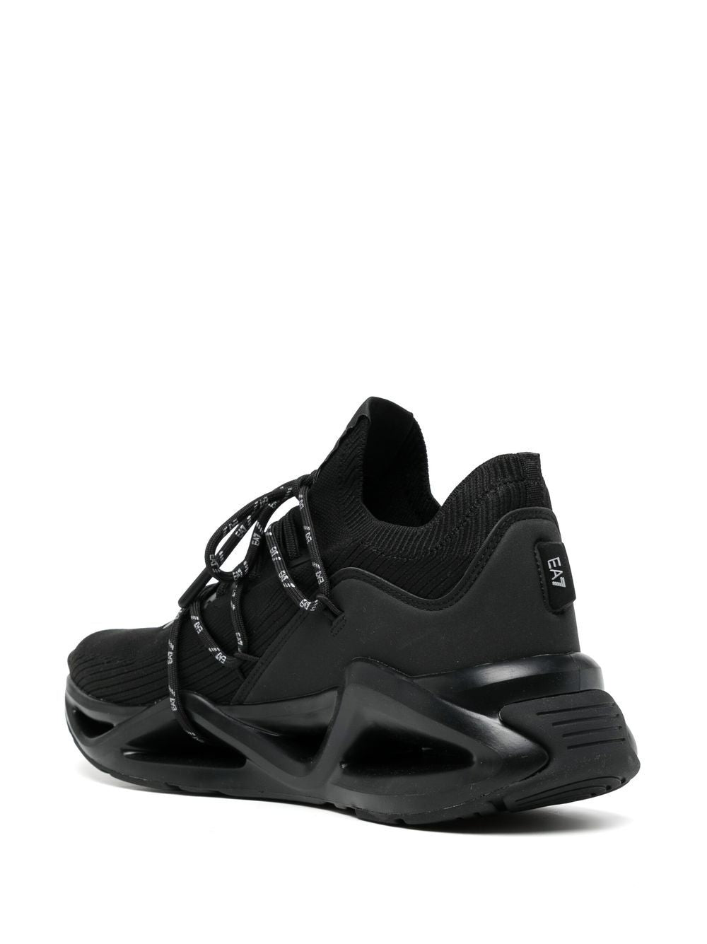 Ea7 Sneakers Nero Fabric