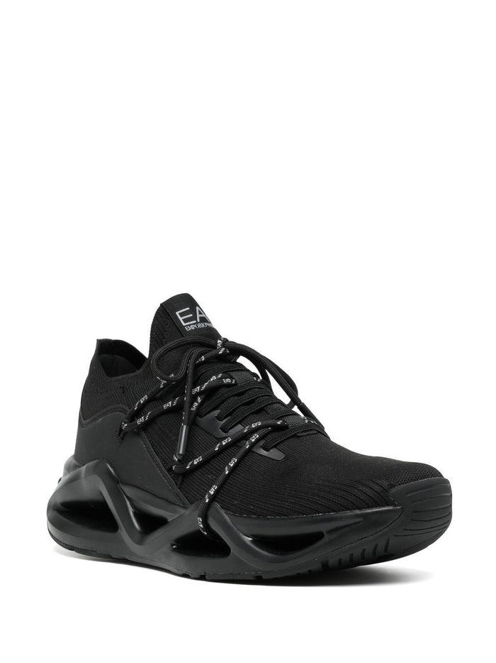 Ea7 Sneakers Nero Fabric