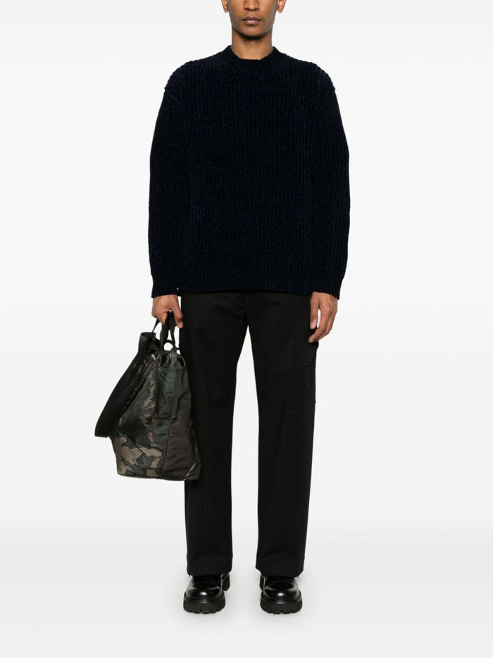 Junya Watanabe Sweaters Blue Polyester Wool