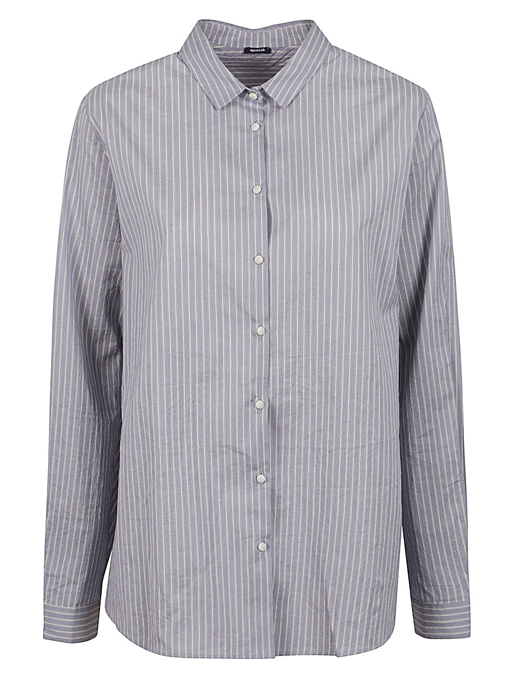 Apuntob Shirts Clear Blue Cotton Silk